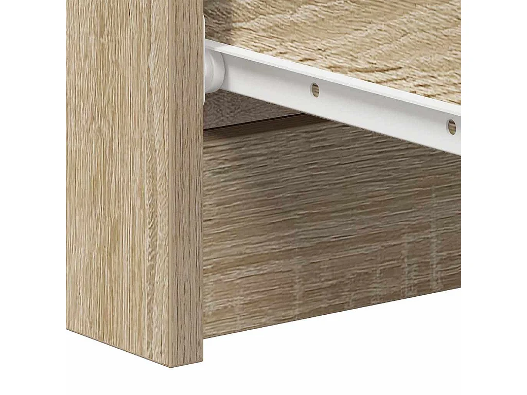 Sideboard Sonoma-Eiche 60x35x98,5 cm Holzwerkstoff