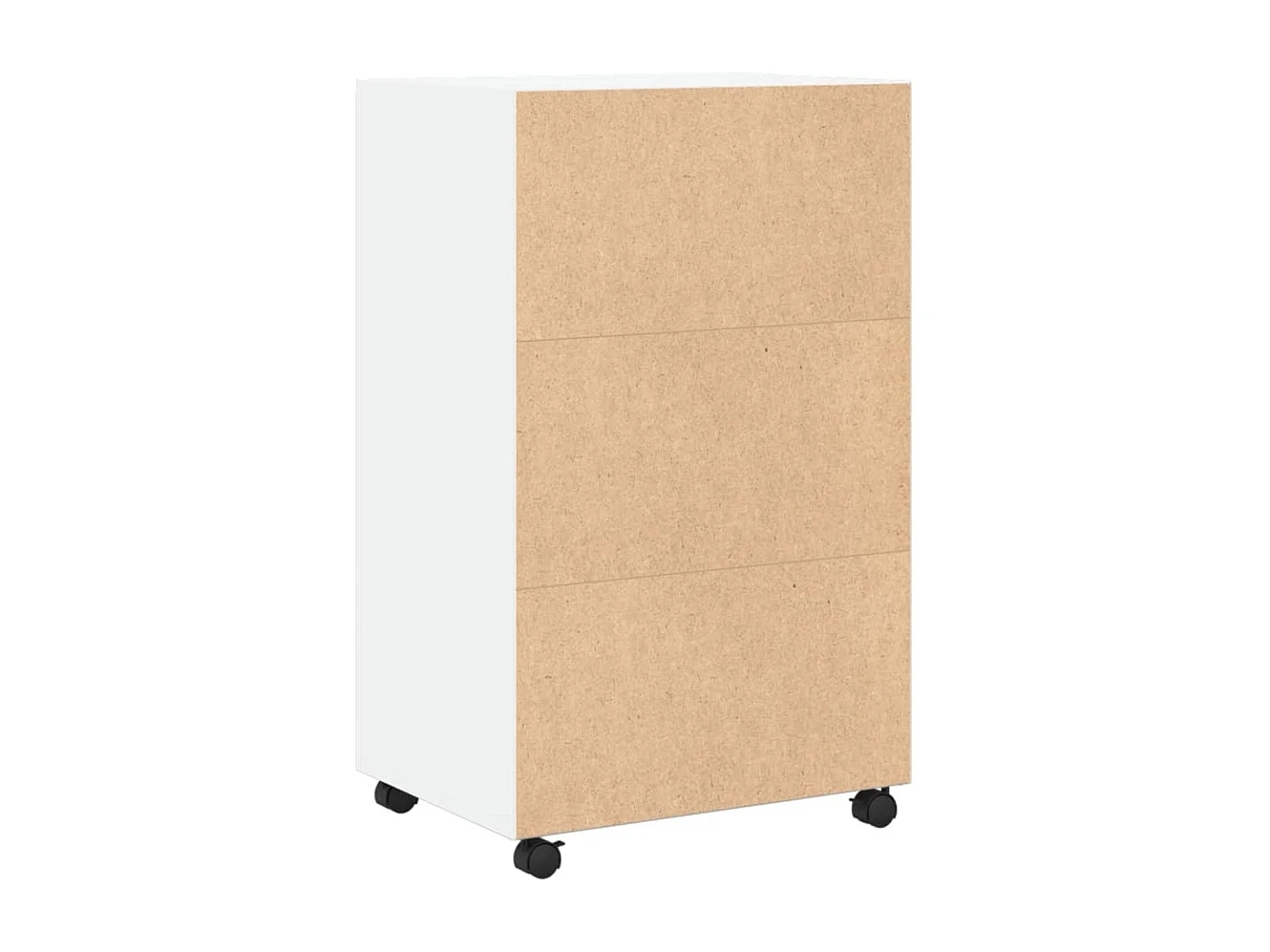 Rollschrank Weiß 55x40x91 cm Holzwerkstoff