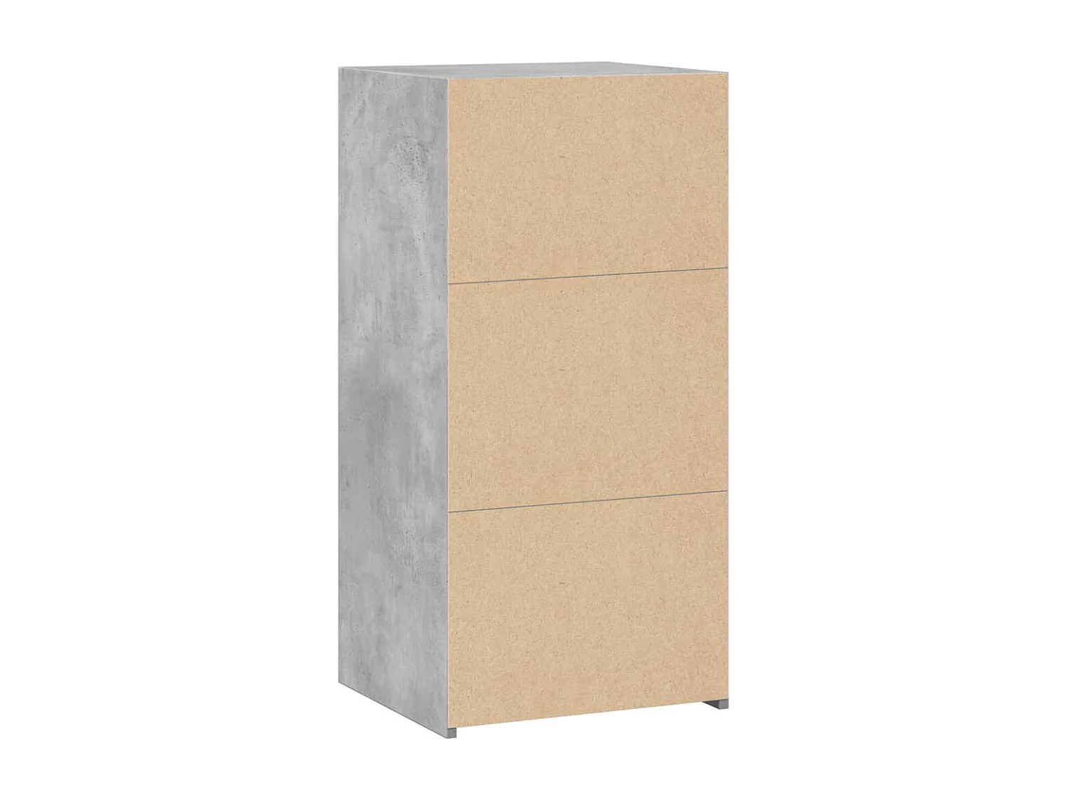 Credenza Grigio Cemento 45x41x93 cm in Legno Multistrato