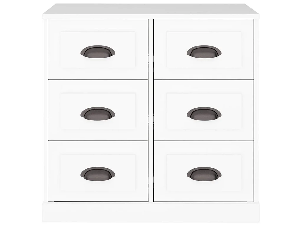 Sideboard Weiß 70x35,5x67,5 cm Holzwerkstoff