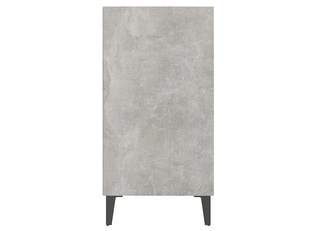 Buffet gris béton 57x35x70 cm bois d'ingénierie