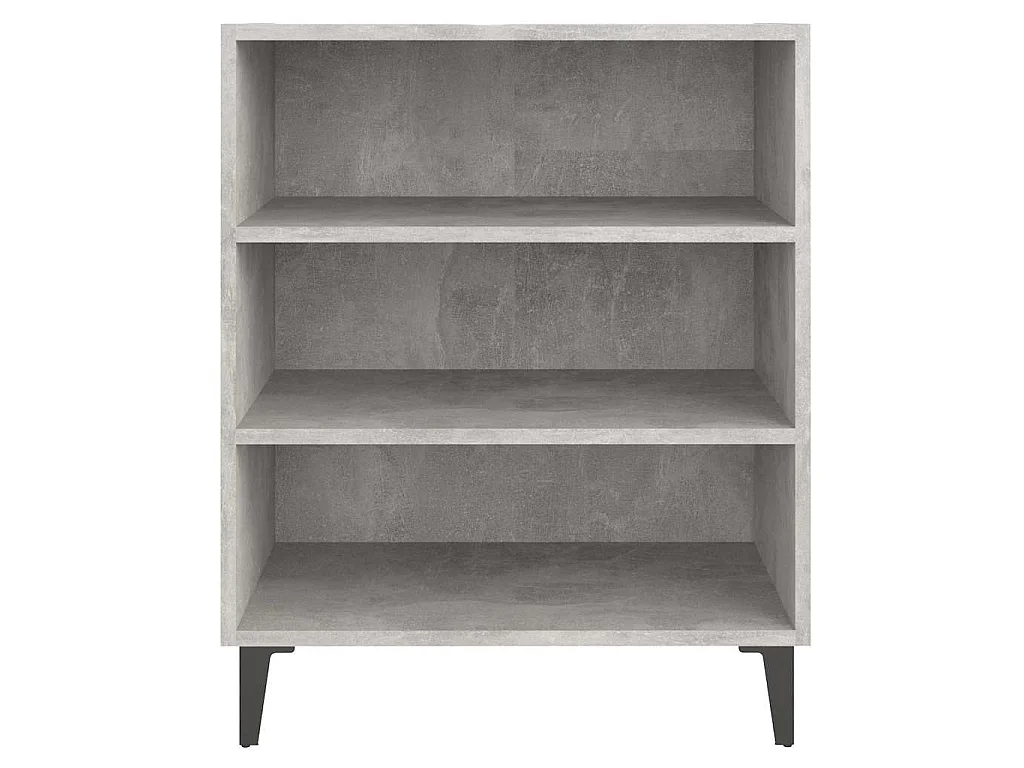 Buffet gris béton 57x35x70 cm bois d'ingénierie