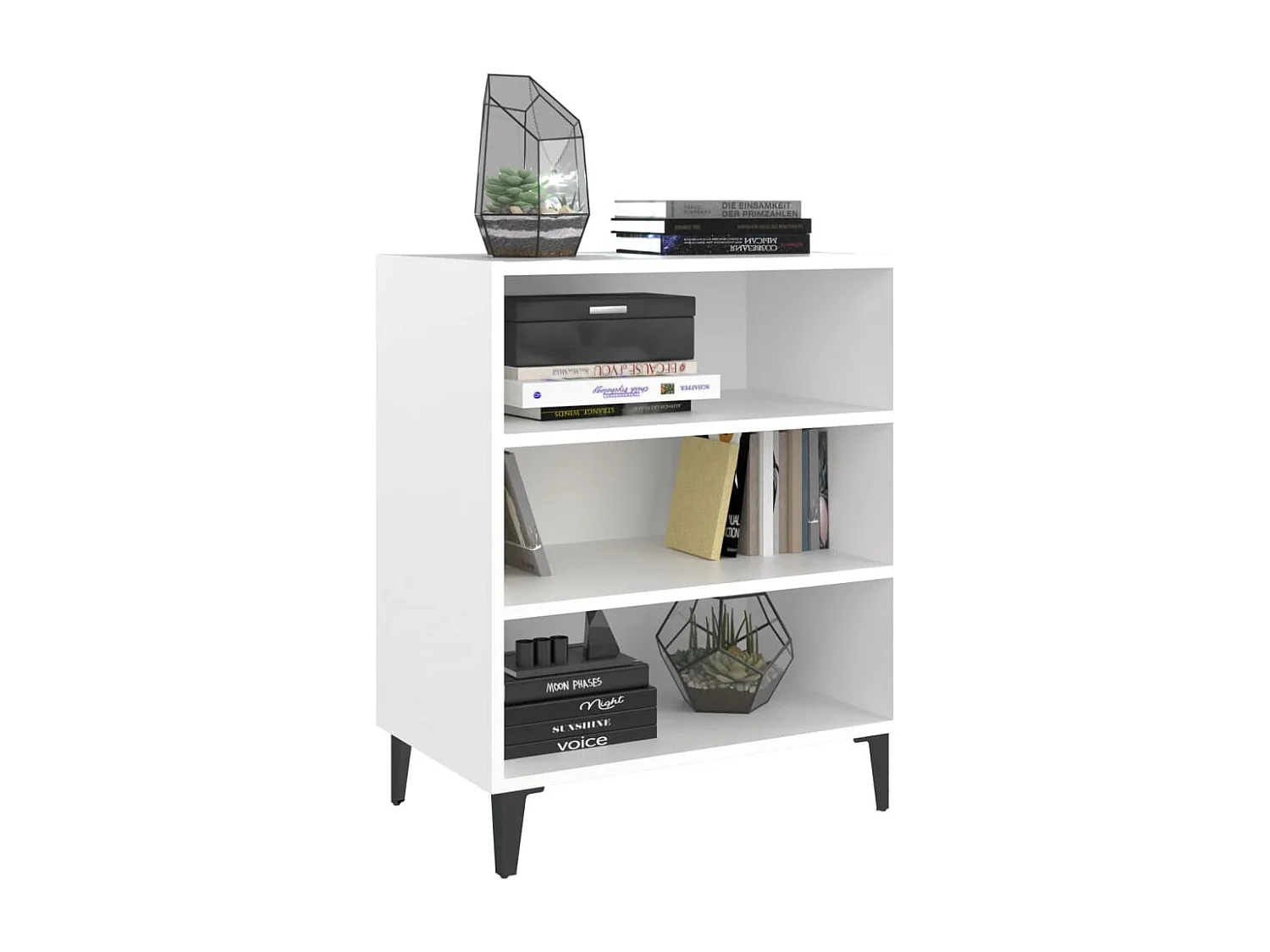 Buffet blanc 57x35x70 cm bois d’ingénierie