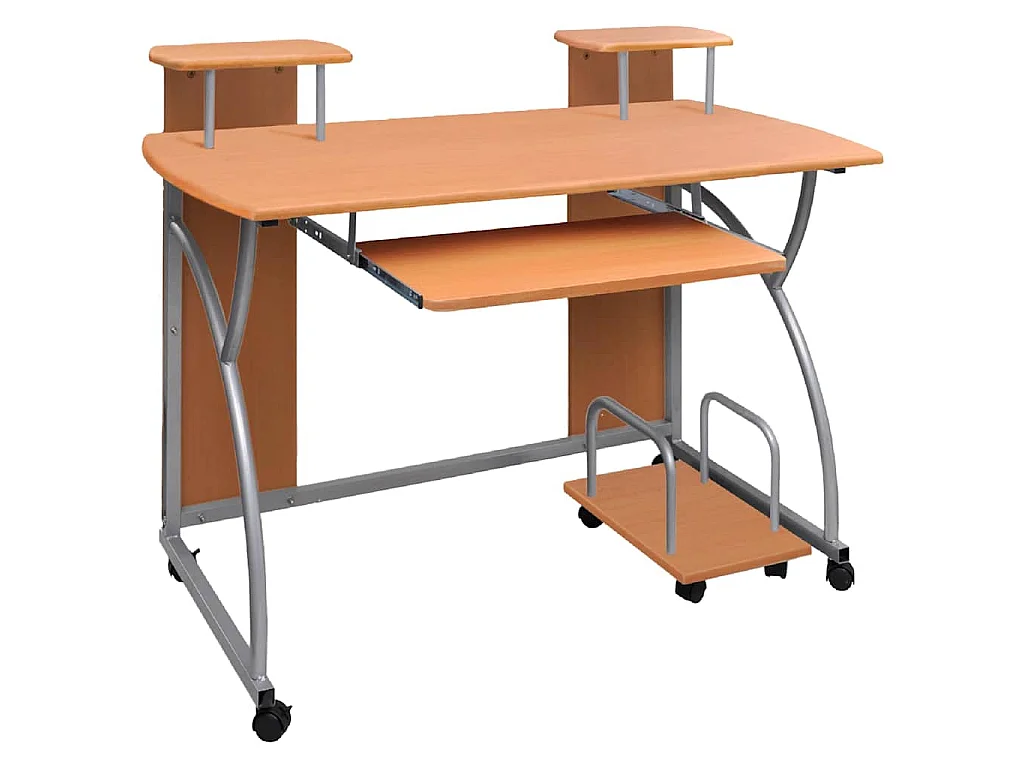 Computertisch Braun 110x52x88,5 cm Holzwerkstoff