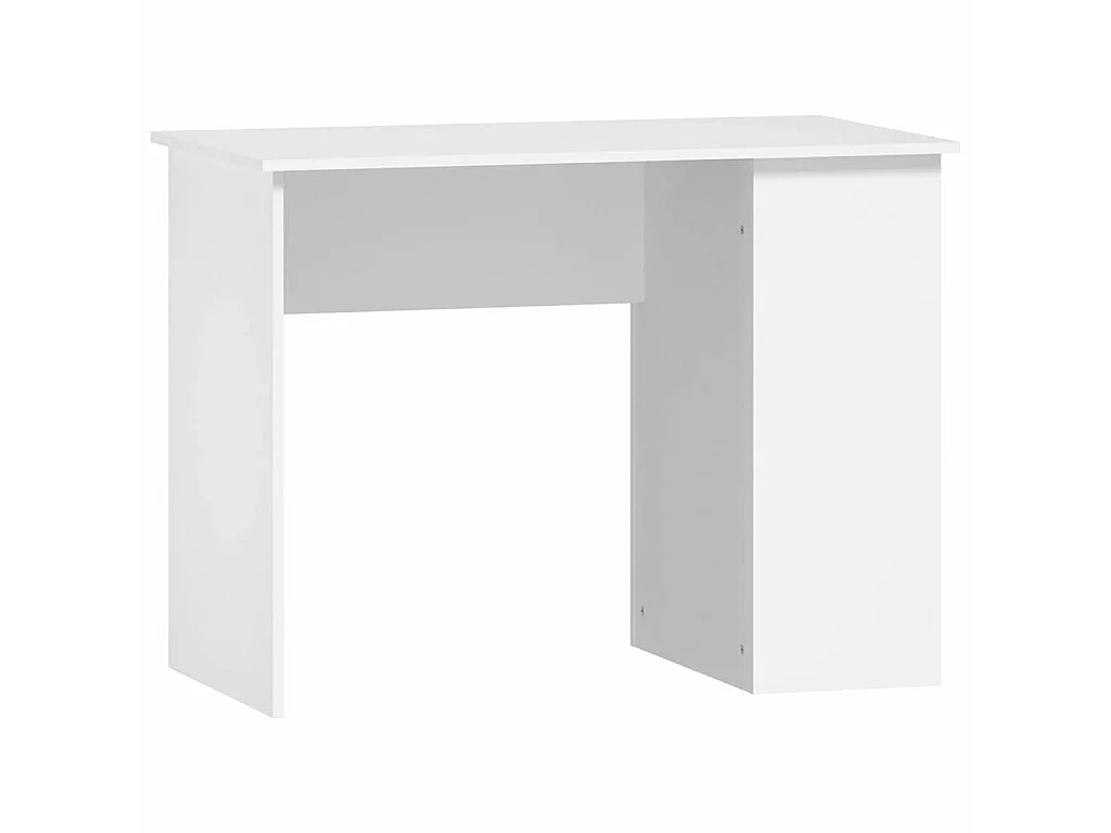 Bureau 100x55x75 cm bewerkt hout wit