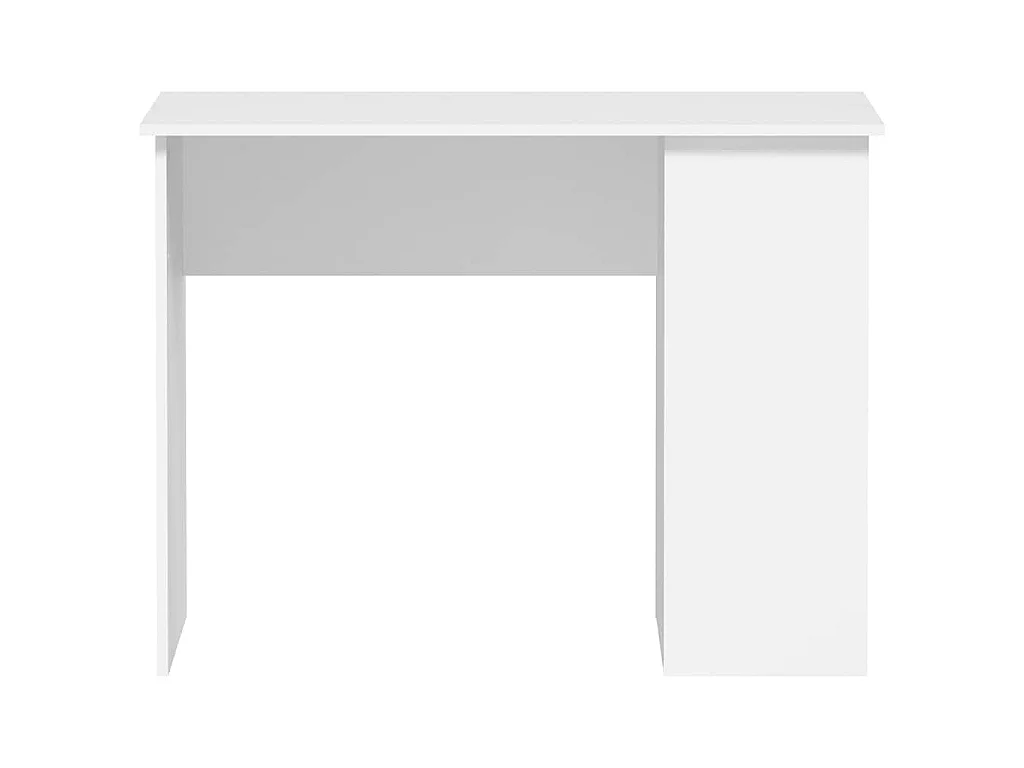 Bureau 100x55x75 cm bewerkt hout wit