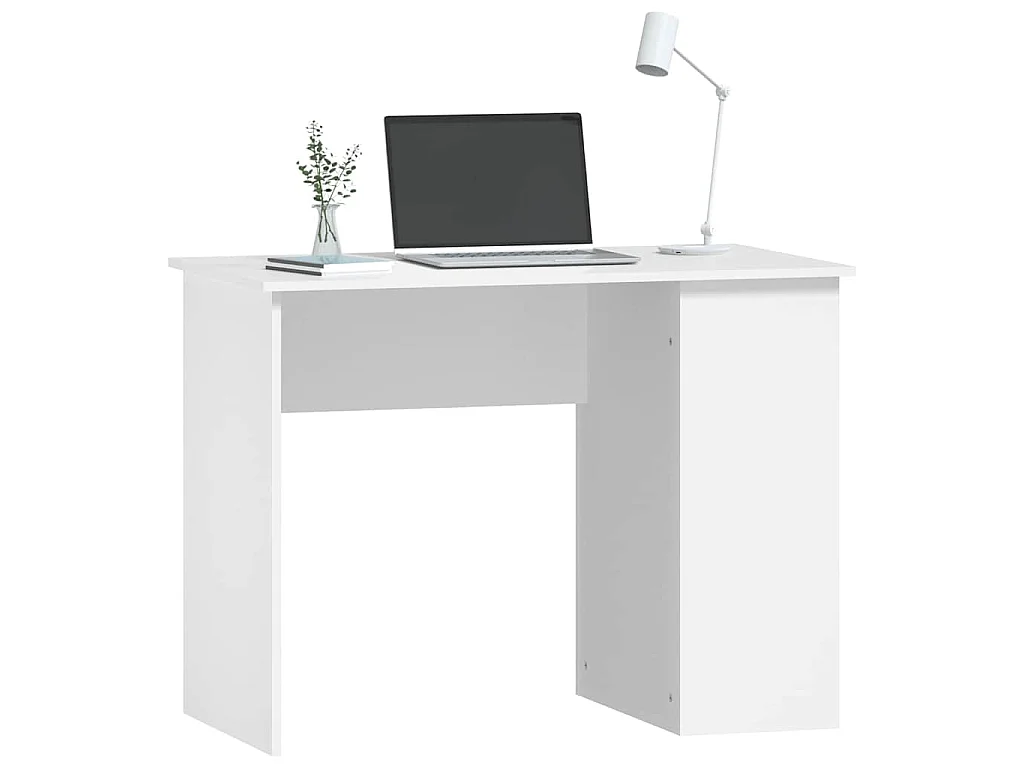 Bureau Blanc 100x55x75 cm Bois d'ingénierie