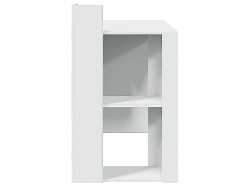 Bureau blanc 103,5x56,5x94 cm bois d'ingénierie