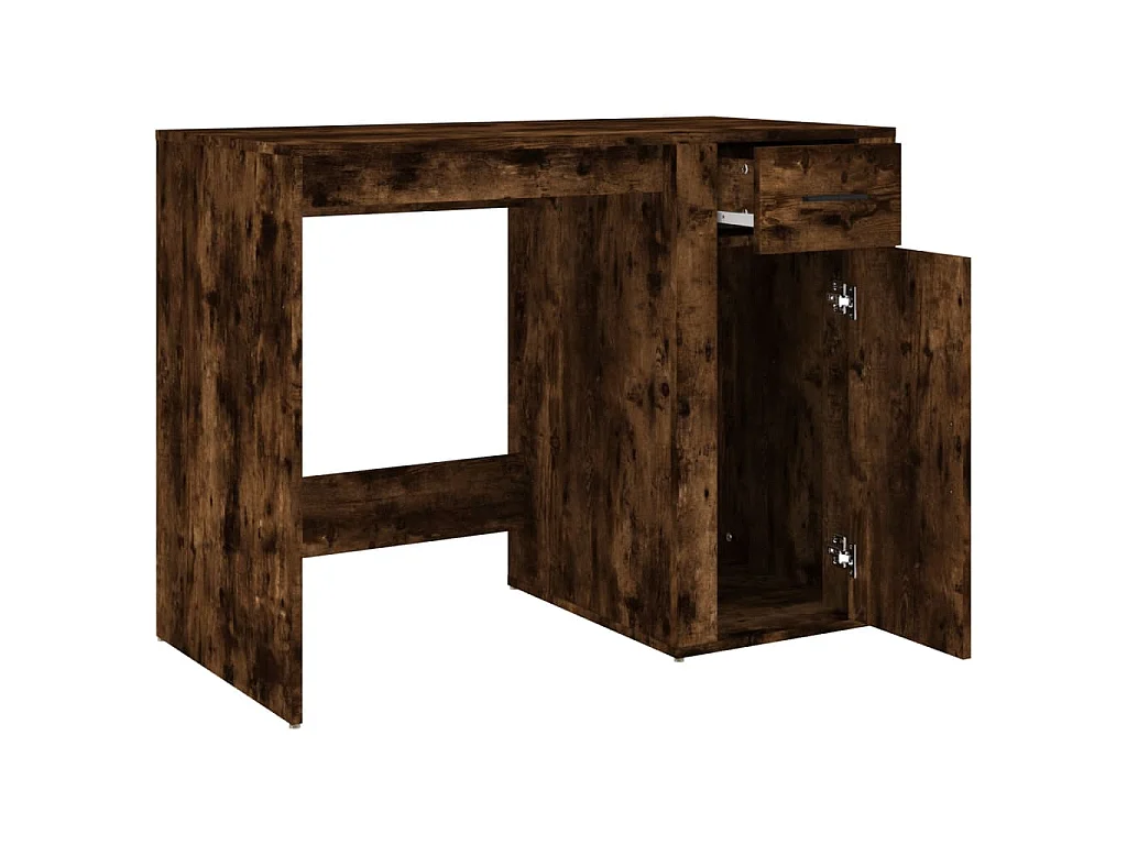 Schreibtisch Räuchereiche 100x49x75 cm Holzwerkstoff