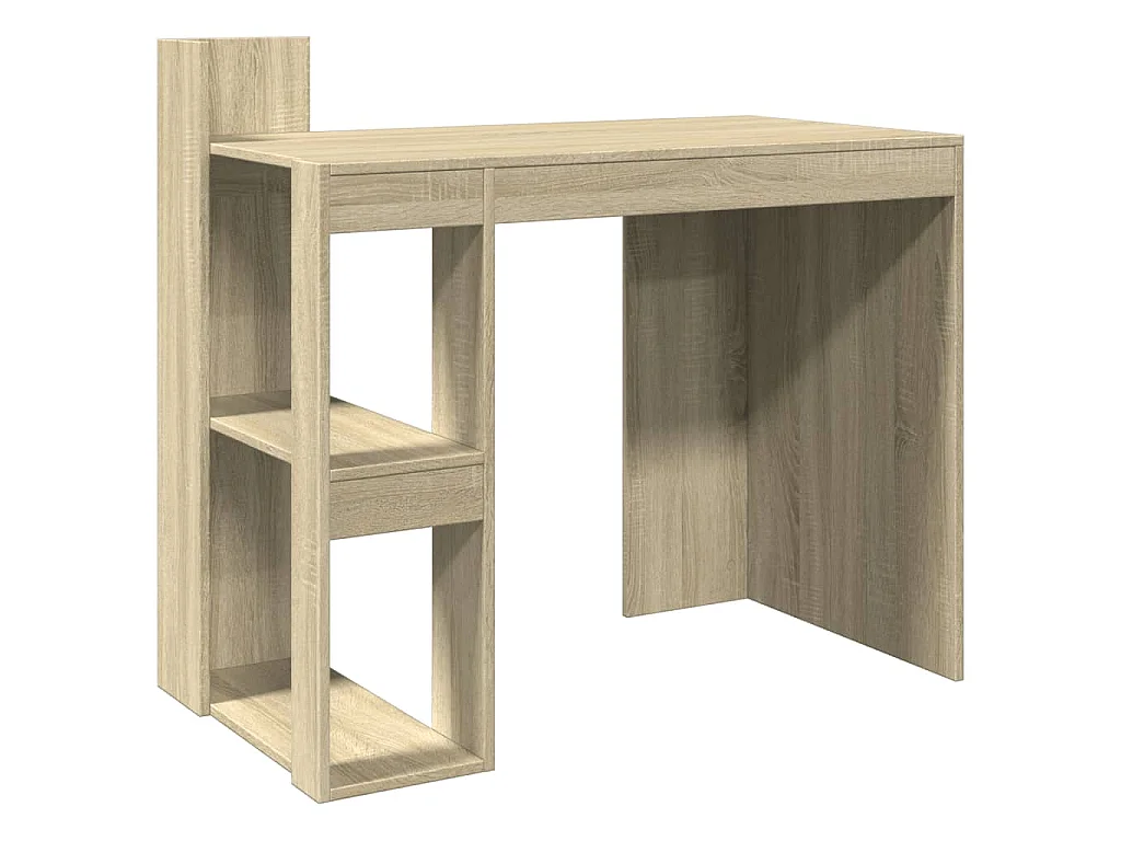 Bureau chêne sonoma 103,5x56,5x94 cm bois d'ingénierie