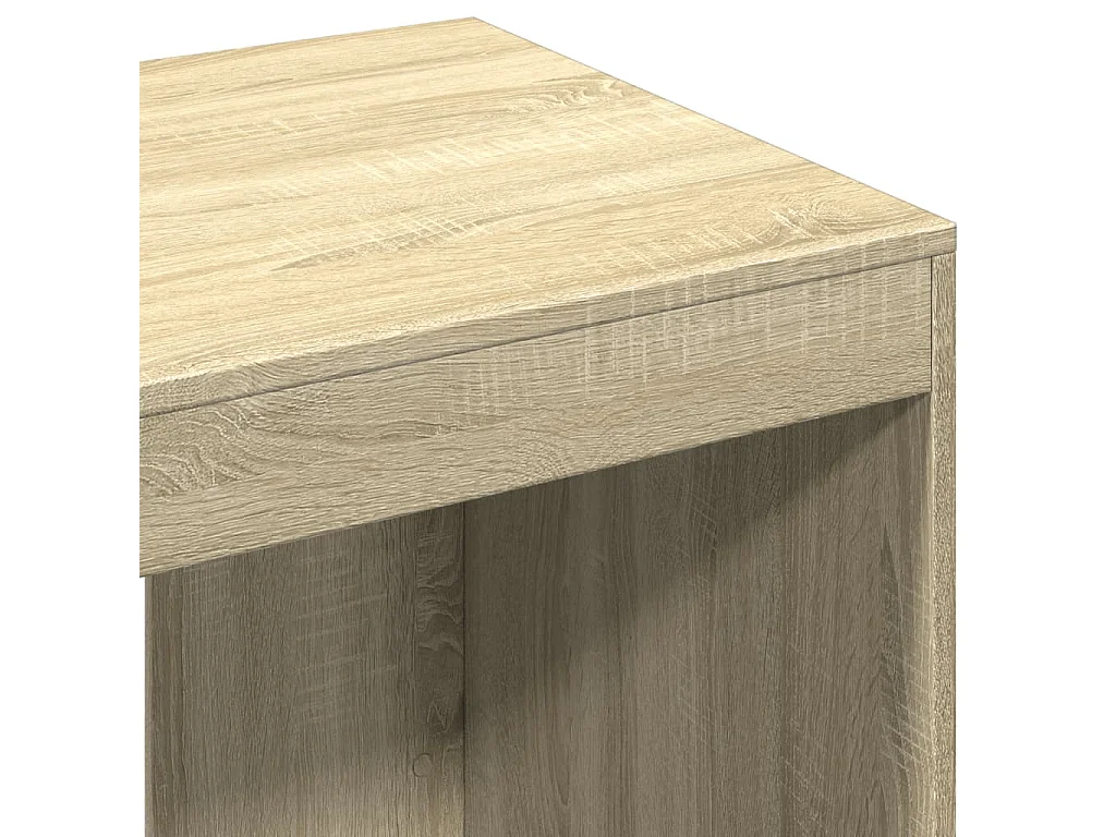 Bureau chêne sonoma 103,5x56,5x94 cm bois d'ingénierie
