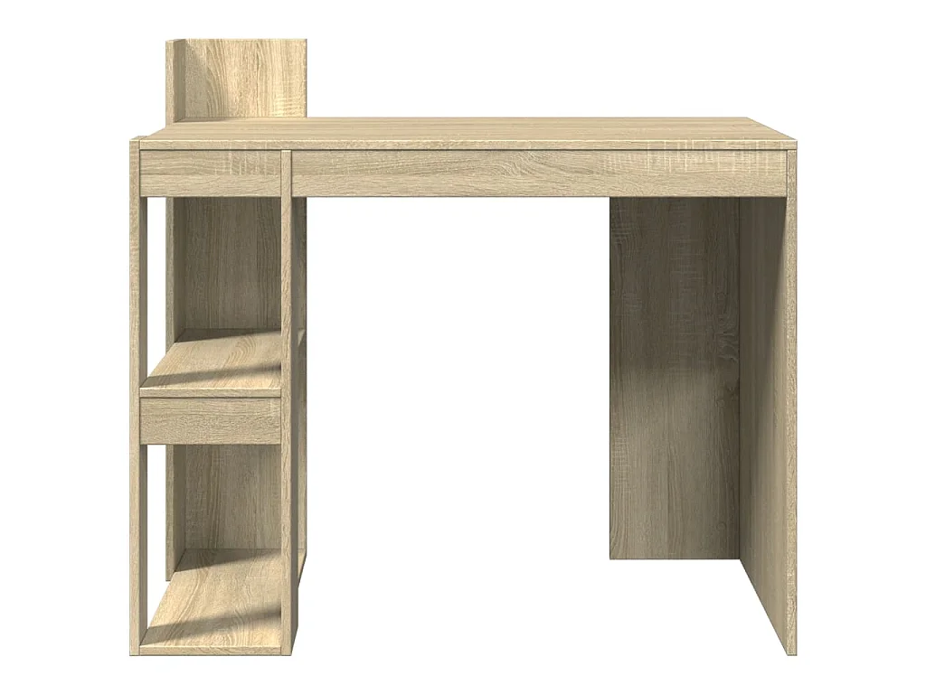 Bureau chêne sonoma 103,5x56,5x94 cm bois d'ingénierie