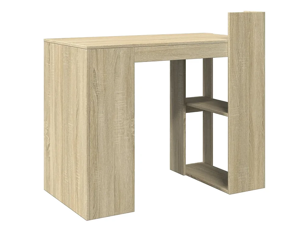 Bureau chêne sonoma 103,5x56,5x94 cm bois d'ingénierie