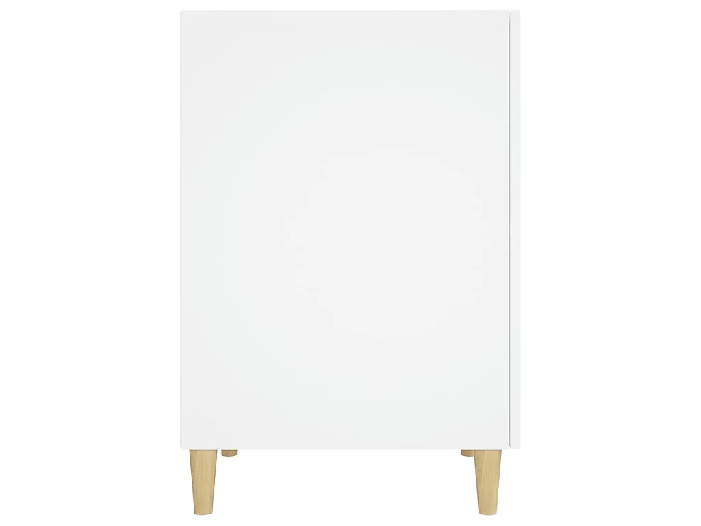 Bureau Blanc 140x50x75 cm Bois d'ingénierie