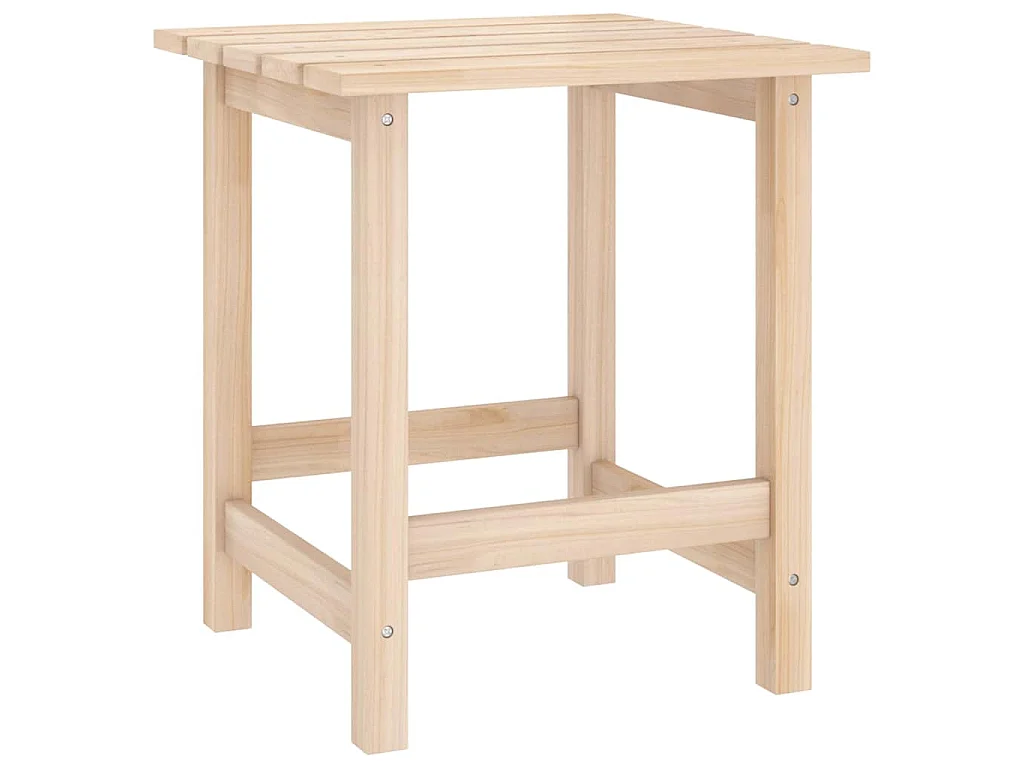 Cadeira de jardim Adirondack c/ otomano e mesa abeto maciço