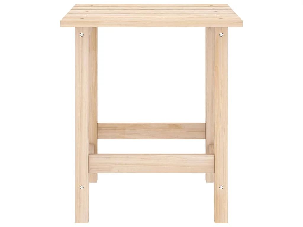 Cadeira de jardim Adirondack c/ otomano e mesa abeto maciço
