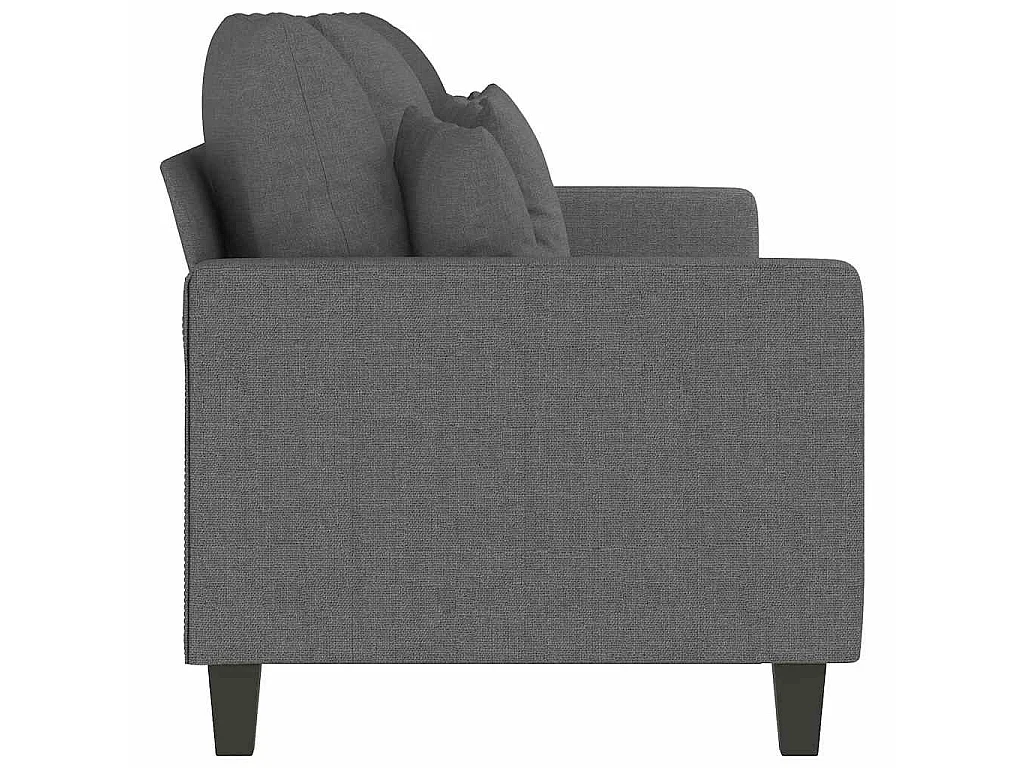 Canapé 3 places en tissu gris foncé