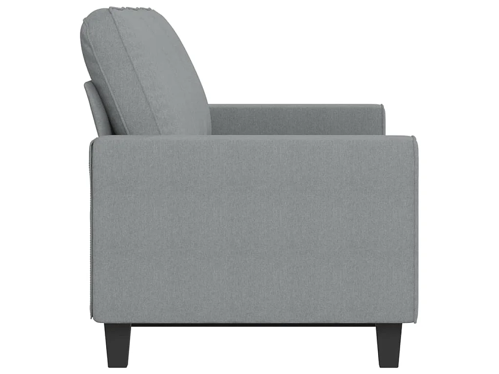 3-Sitzer-Sofa Hellgrau 180 cm Stoff
