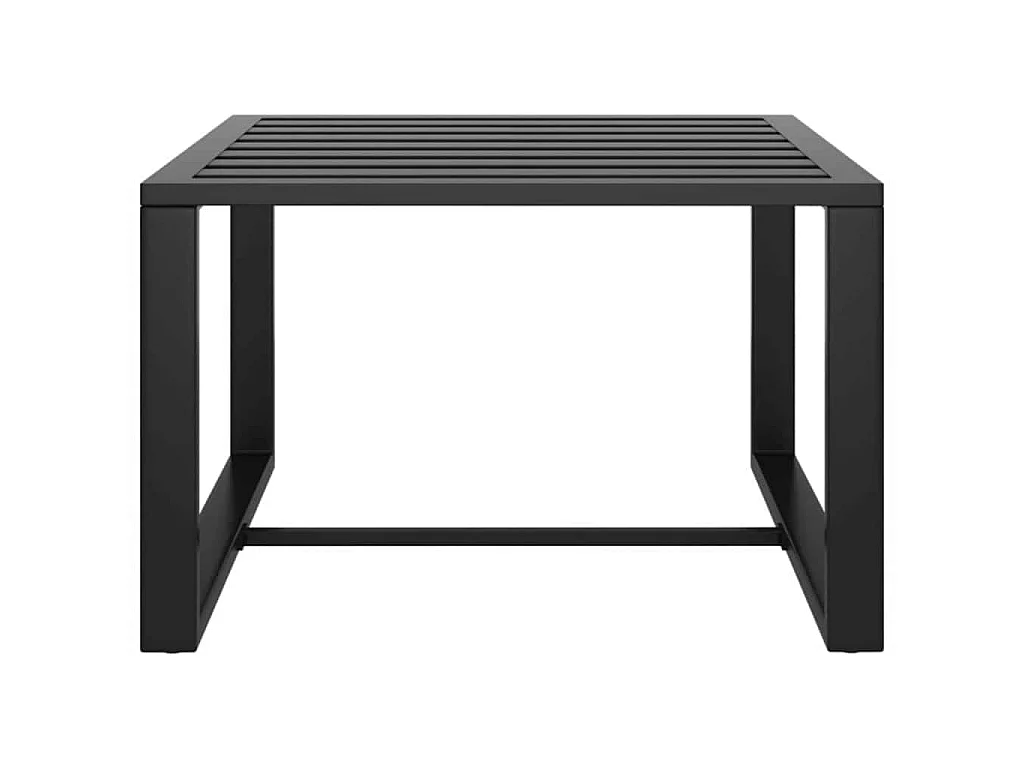 Jeu de canapés de jardin 3 pcs et coussins Aluminium Anthracite