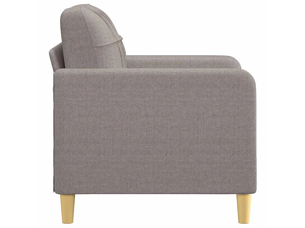 Fauteuil Taupe 60 cm Tissu