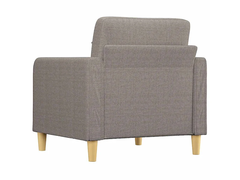Fauteuil Taupe 60 cm Tissu