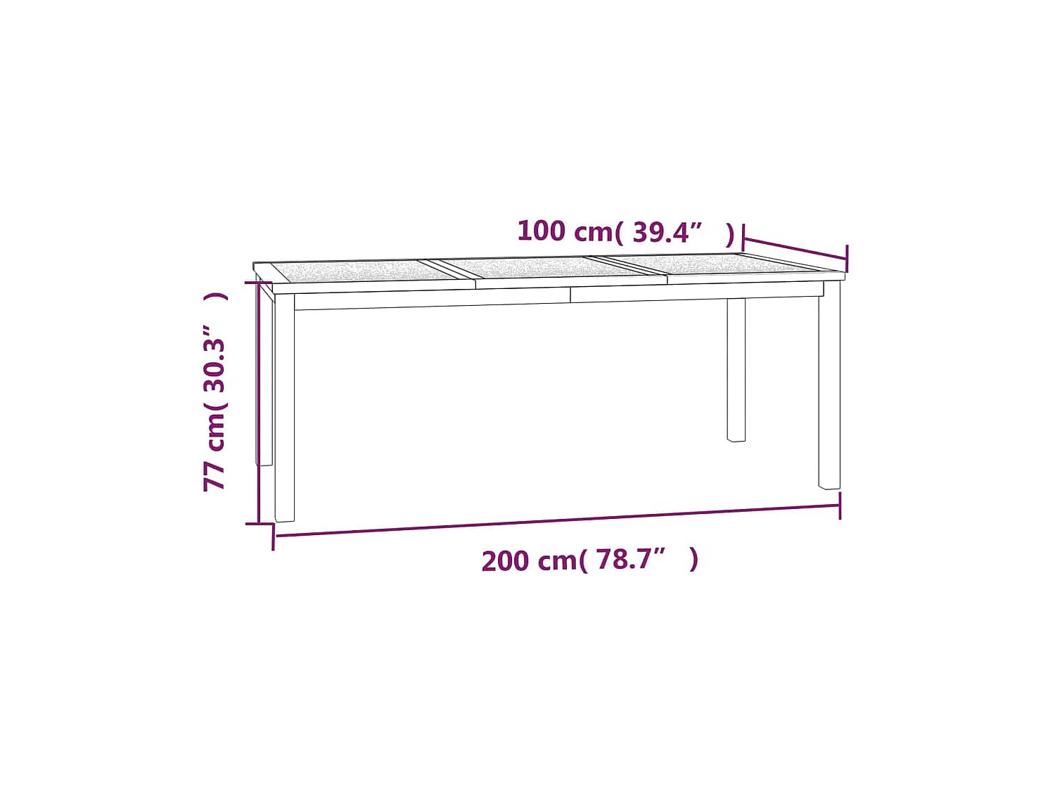 9-tlg. Garten-Essgruppe Massivholz Teak