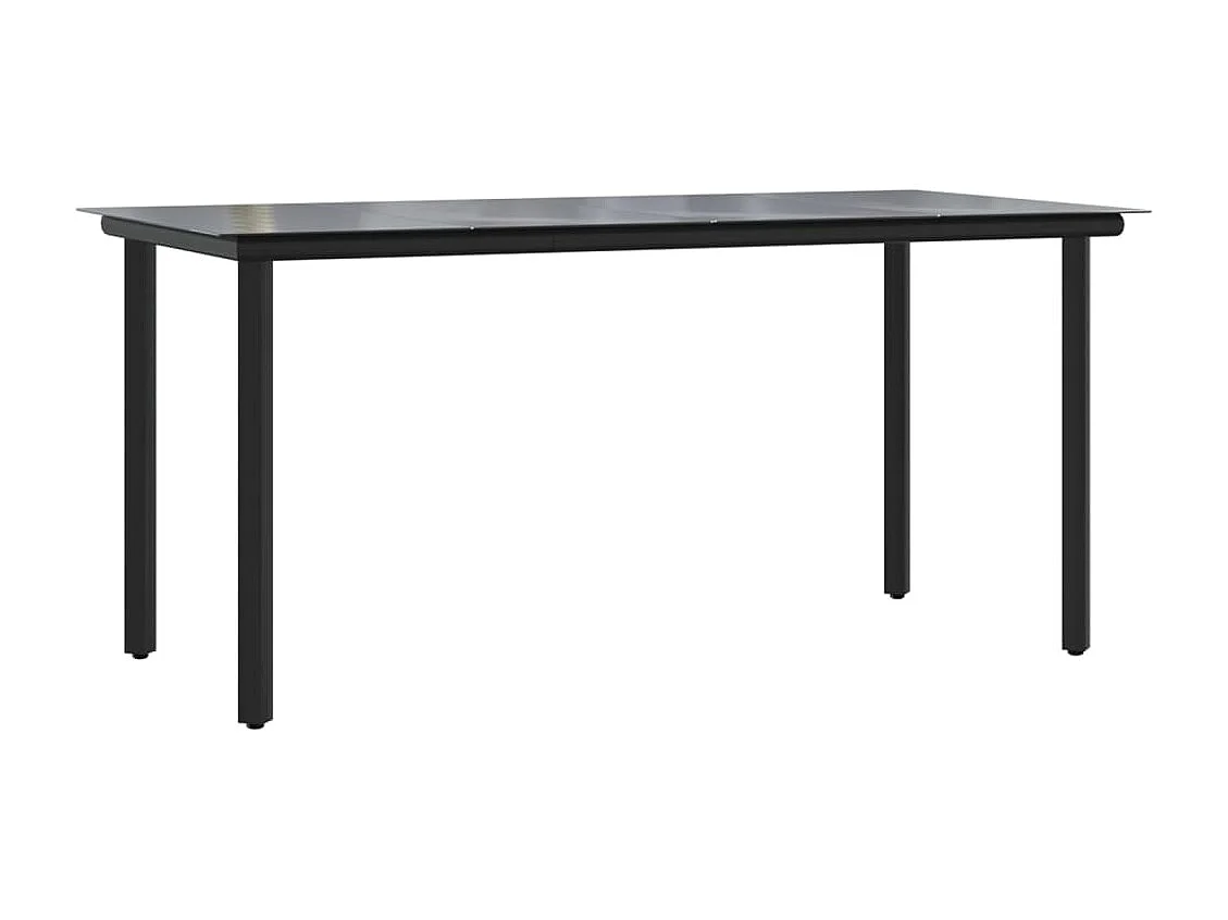 Set da Pranzo da Giardino 7 pz Marrone in Polyrattan