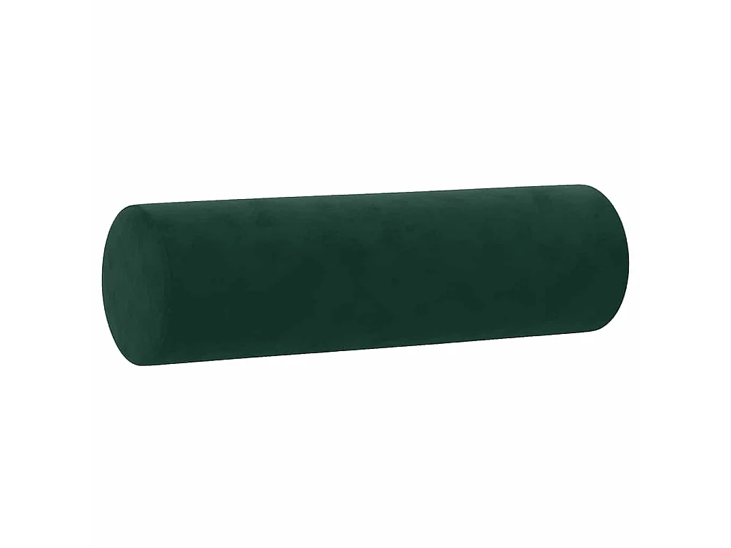 2-Sitzer-Sofa mit Zierkissen Dunkelgrün 120 cm Samt