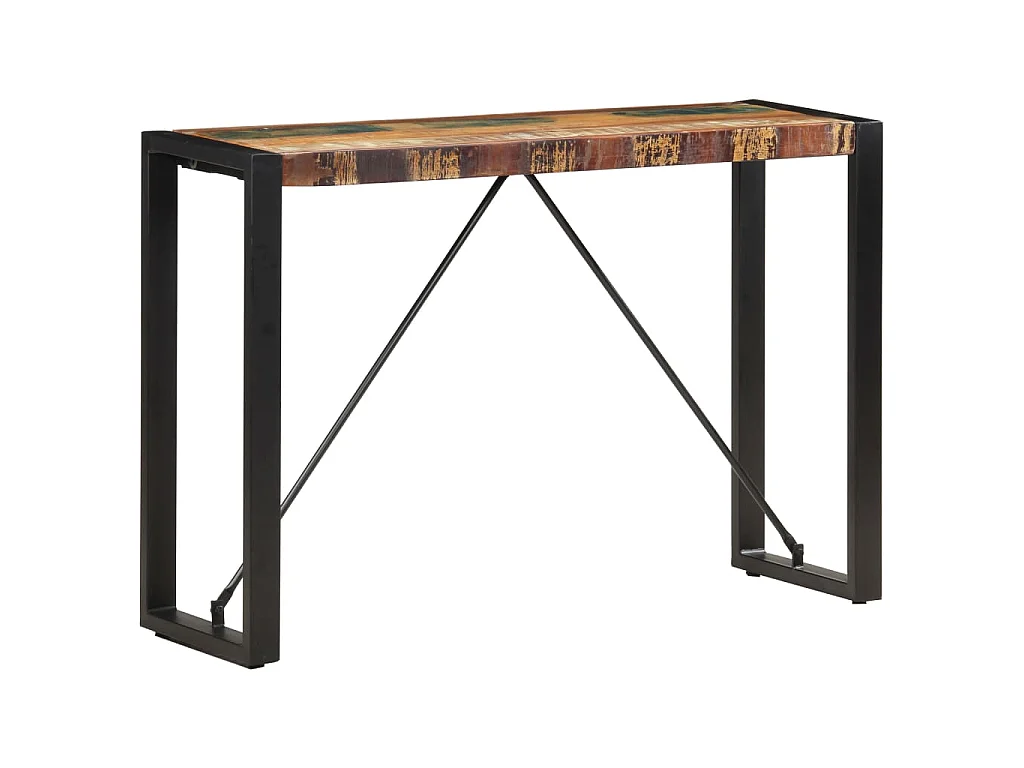 Table console 110x35x76 cm Bois de récupération massif