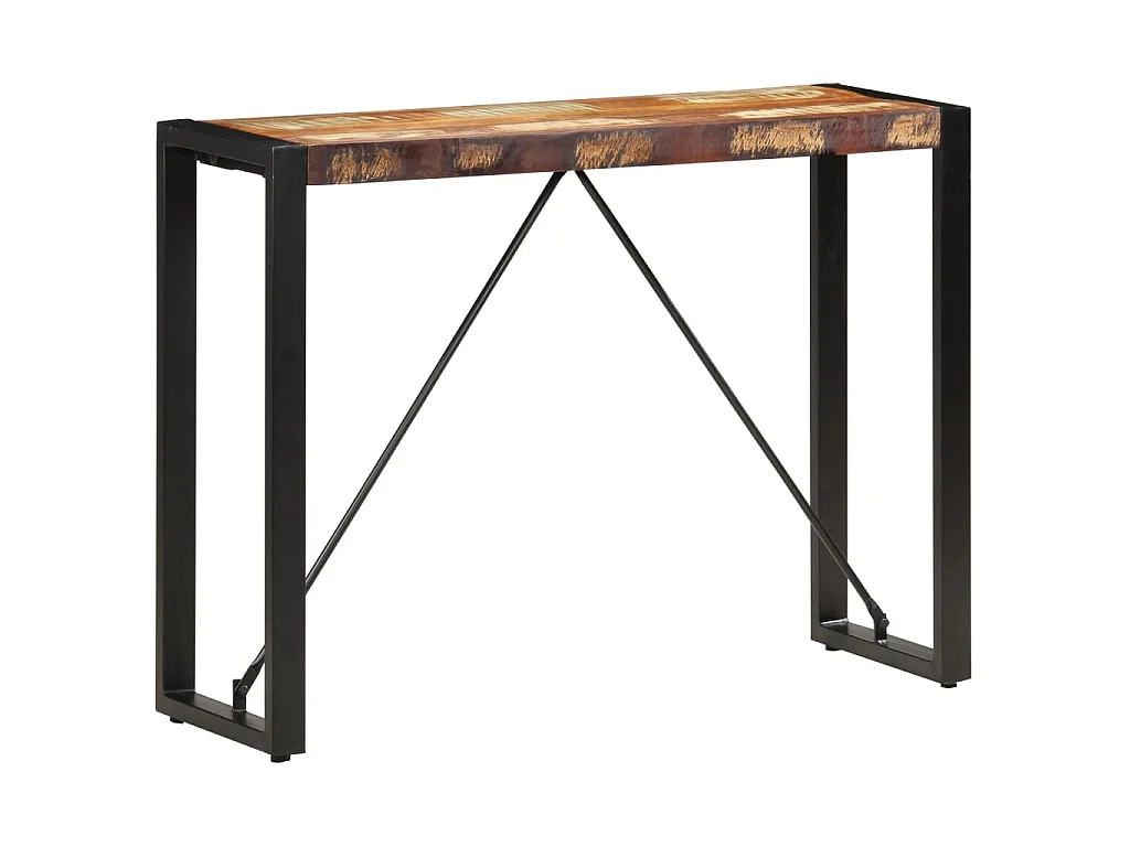 Table console 110x35x76 cm Bois de récupération massif