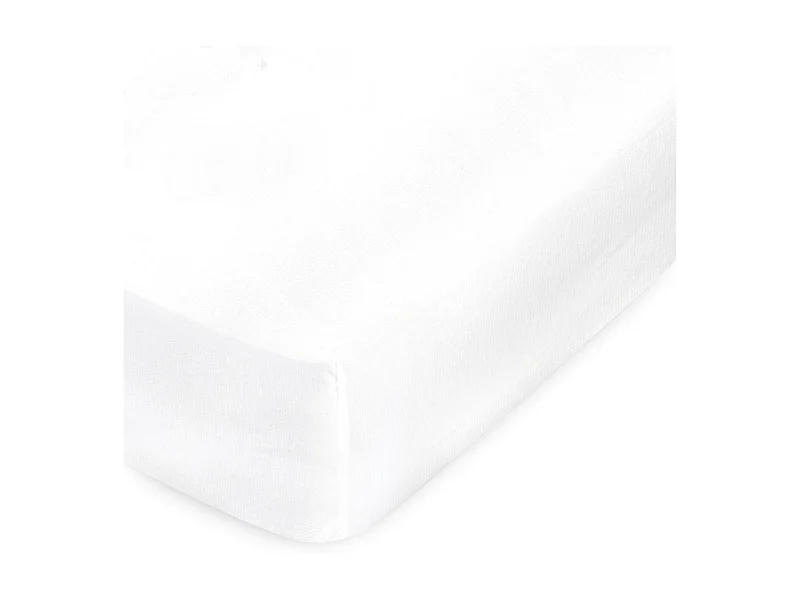 Protège matelas 140x220 cm bonnet 40 cm ACHUA molleton coton 400 g/m²