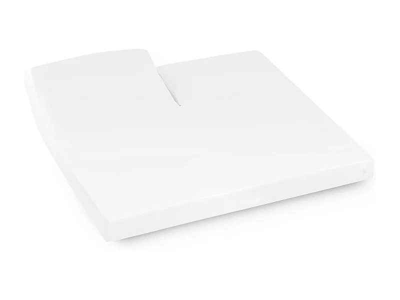 Protège matelas imperméable 2x100x220 cm lit articulé TR bonnet 30cm ARNON molleton coton contrecollé polyuréthane