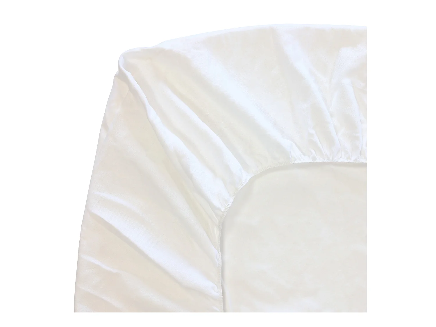 Protège matelas 110x190 cm ACHUA Molleton coton 400 g/m2  bonnet 50cm