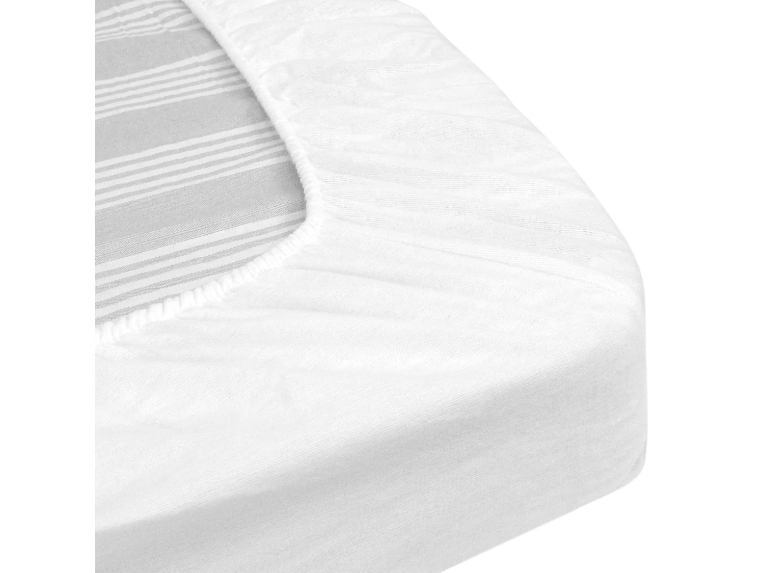 Protège matelas imperméable ARNON 60x120 cm bonnet 15cm molleton coton contrecollé polyuréthane