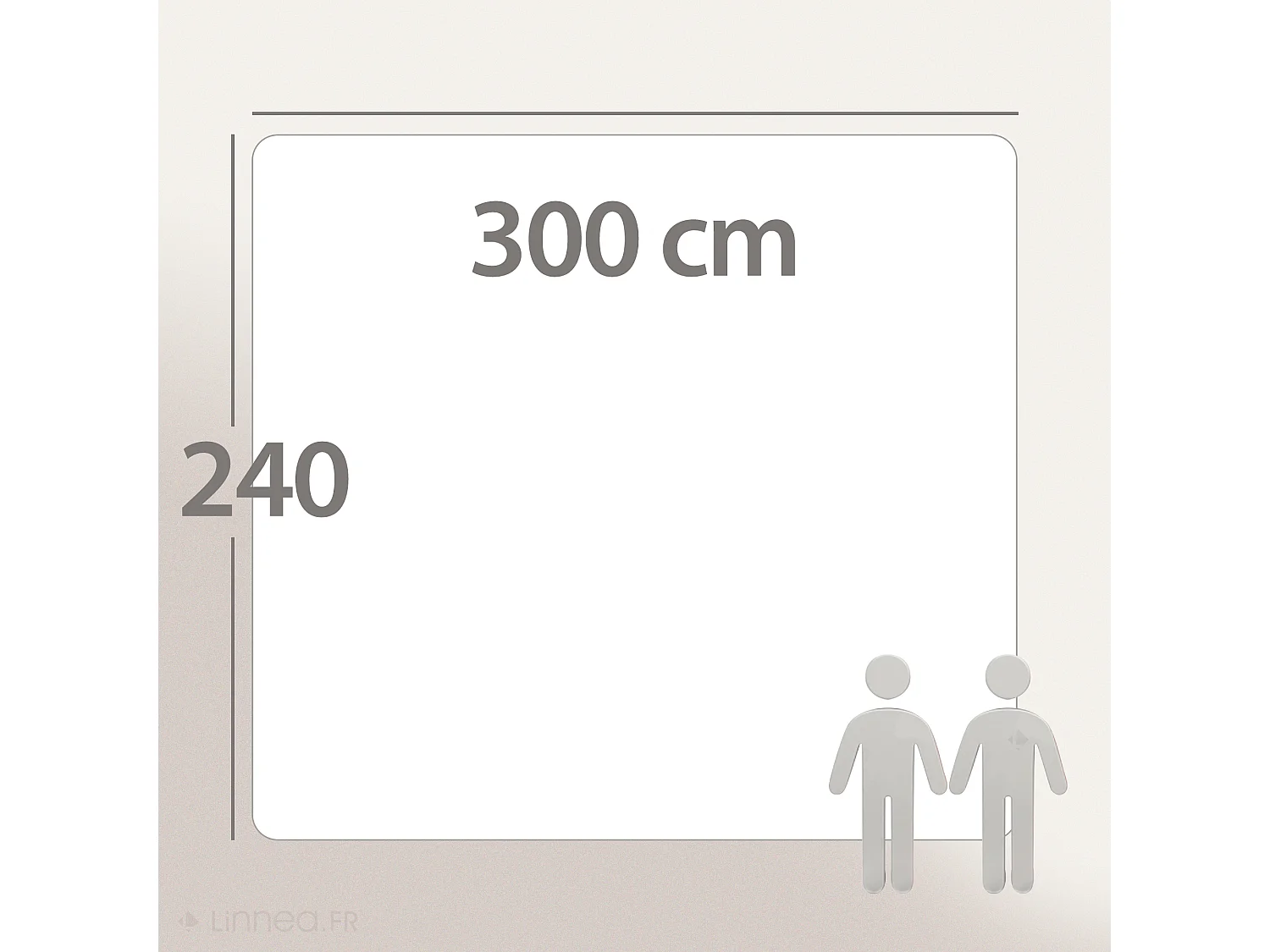 Couette 300x240 cm 4 saisons FINLANDE garnissage naturel duvet de canard 180+300 = 480 g/m2