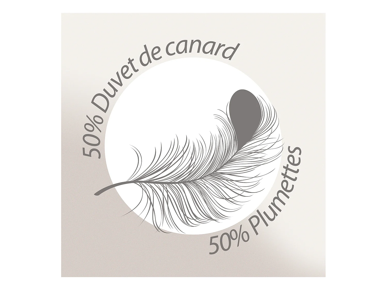 Couette 260x240 cm été ISLAND garnissage naturel duvet de canard 200 g/m2