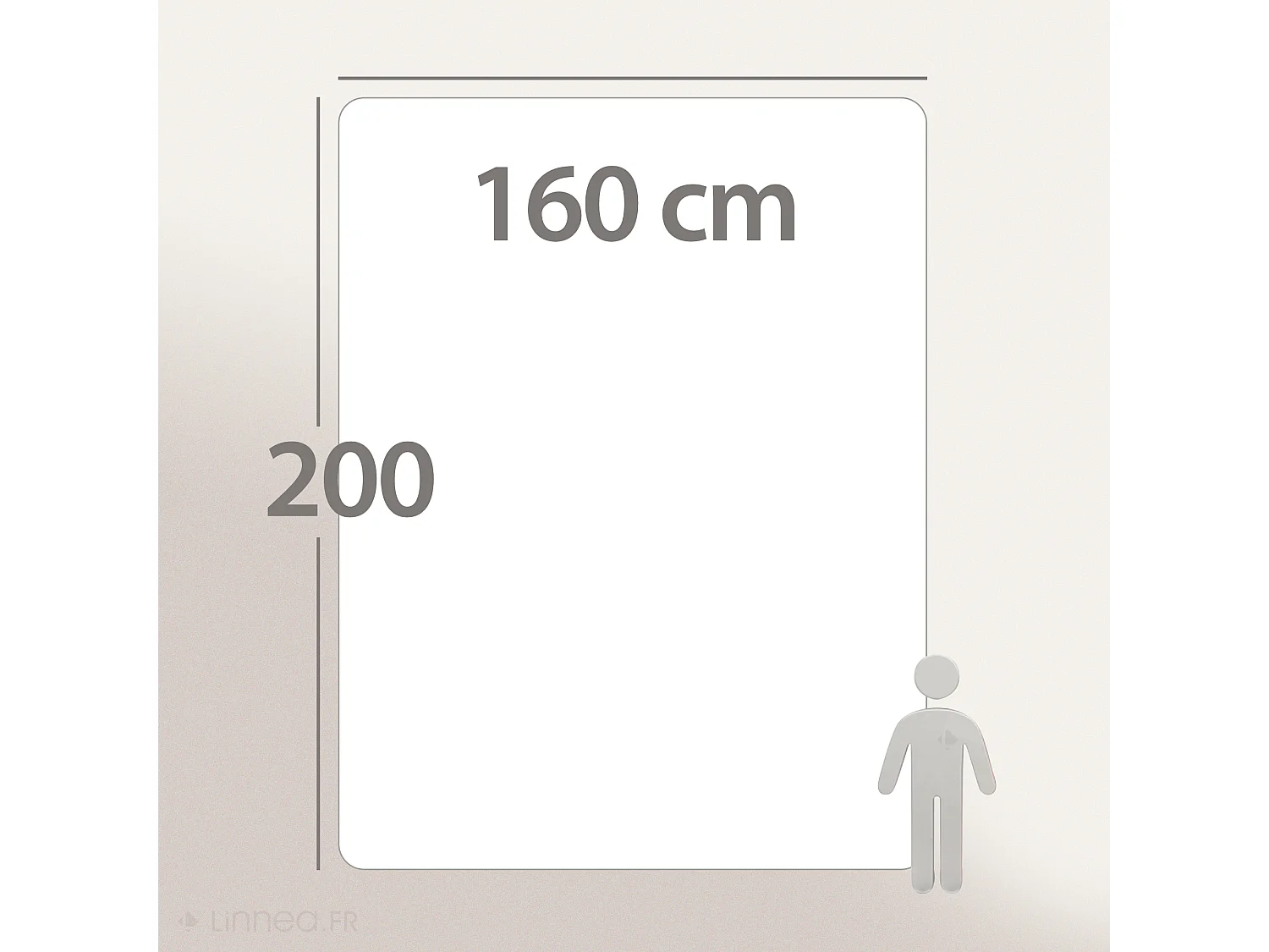 Couette 160x200 cm été CAP NORD garnissage naturel duvet d'oie 250 g/m2