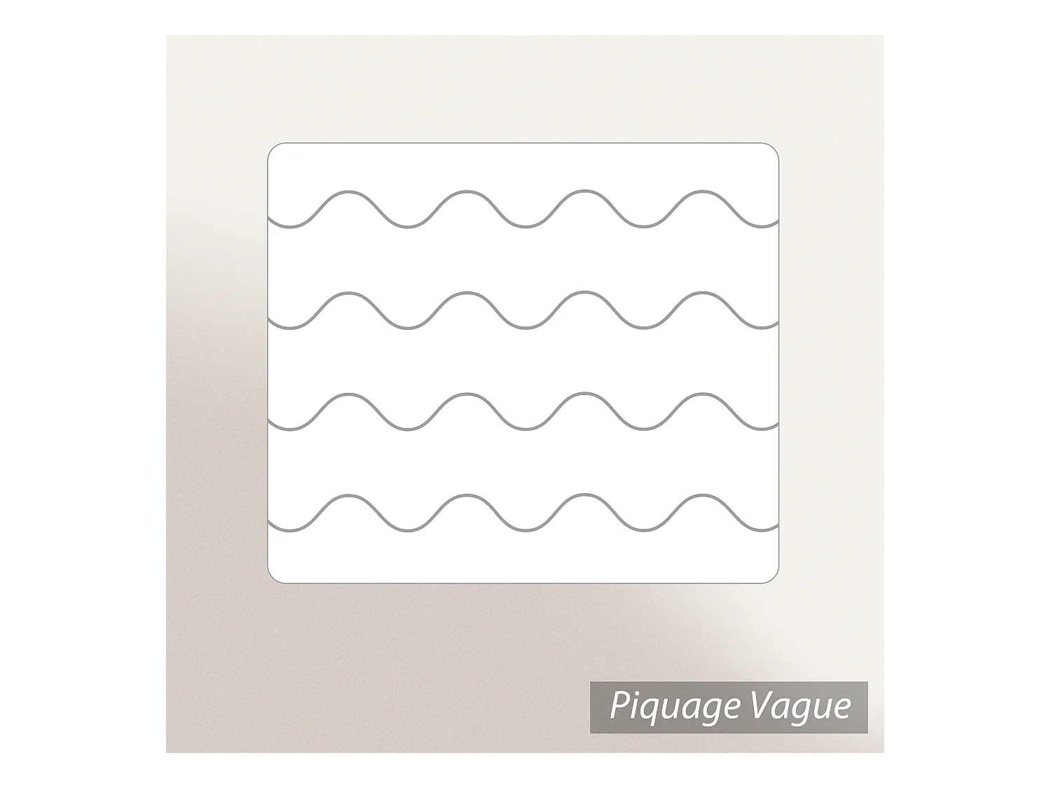 Couette tempérée 260x240 cm CARESSE garnissage polyester 375 g/m2