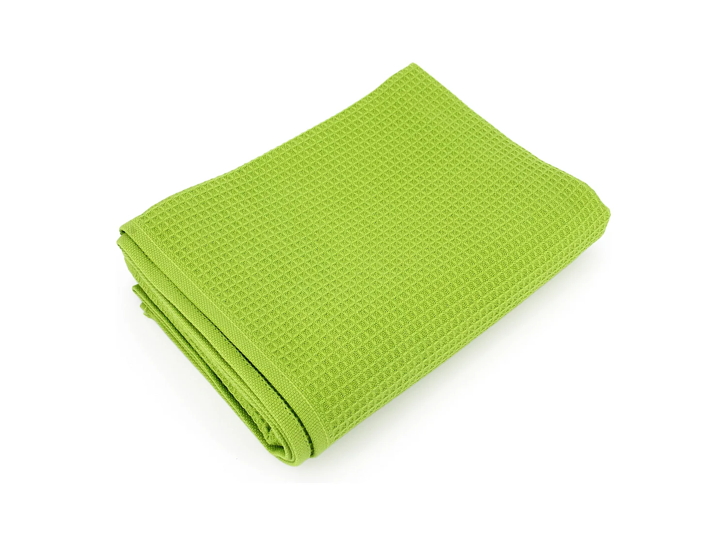 Serviette de toilette 50x100 cm nid d'abeille PURE WAFFLE 300 g/m² pistache