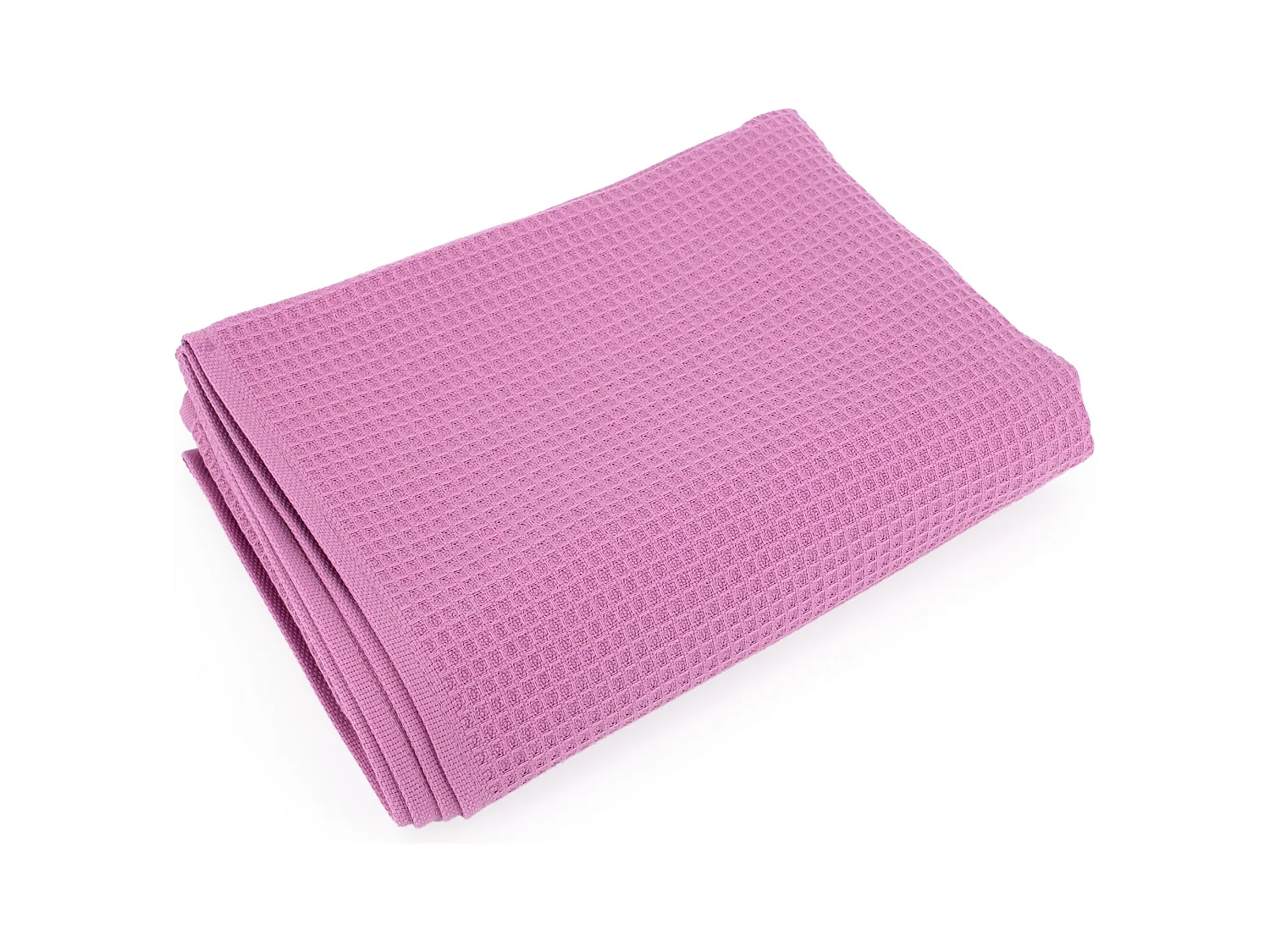 Serviette de toilette 50x100 cm nid d'abeille PURE WAFFLE 300 g/m² rose lavande