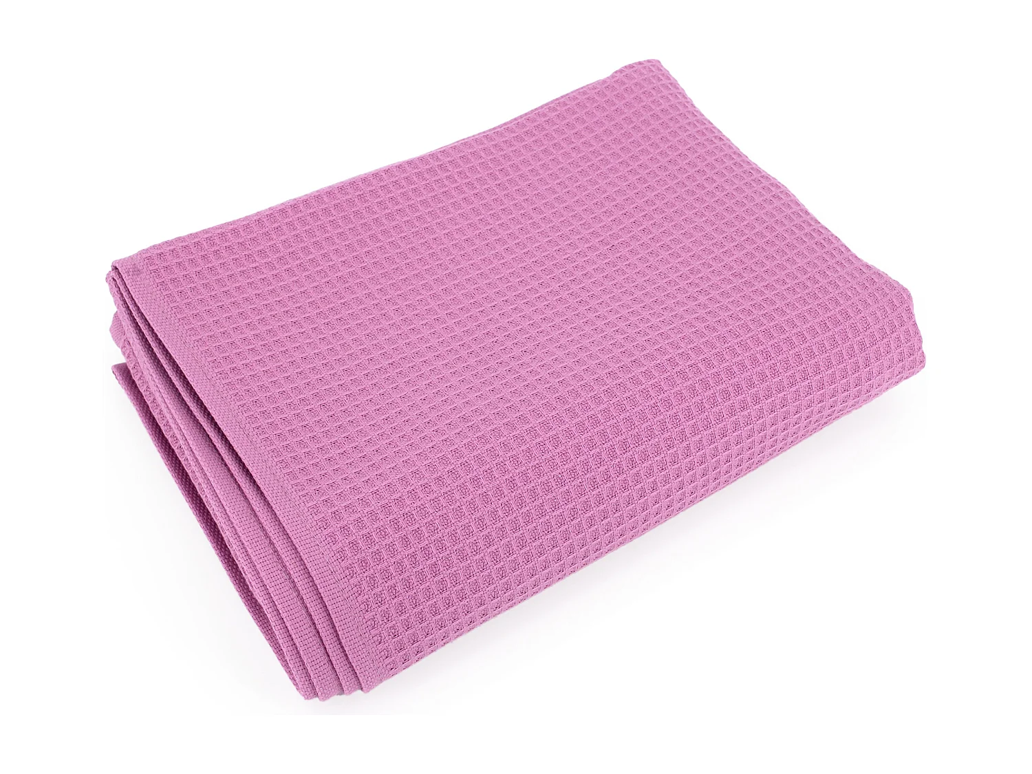 Serviette de toilette 50x100 cm nid d'abeille PURE WAFFLE 300 g/m² rose lavande
