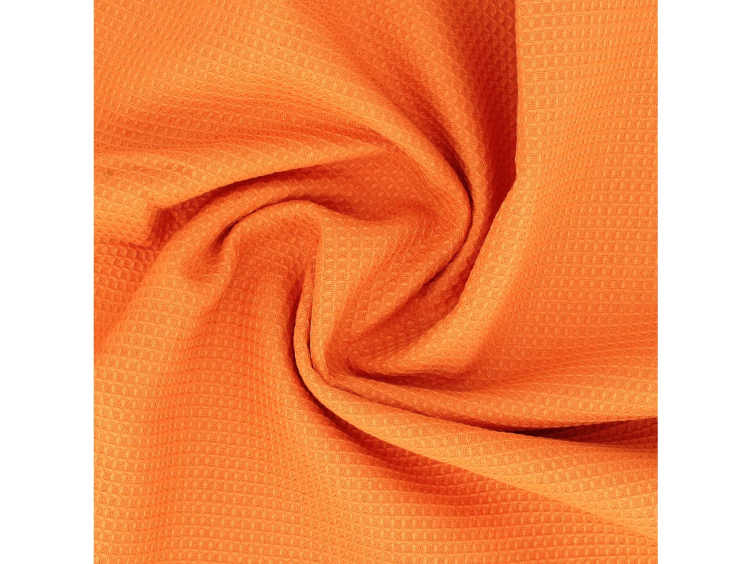 Serviette de toilette 50x100 cm nid d'abeille PURE WAFFLE 300 g/m² orange butane