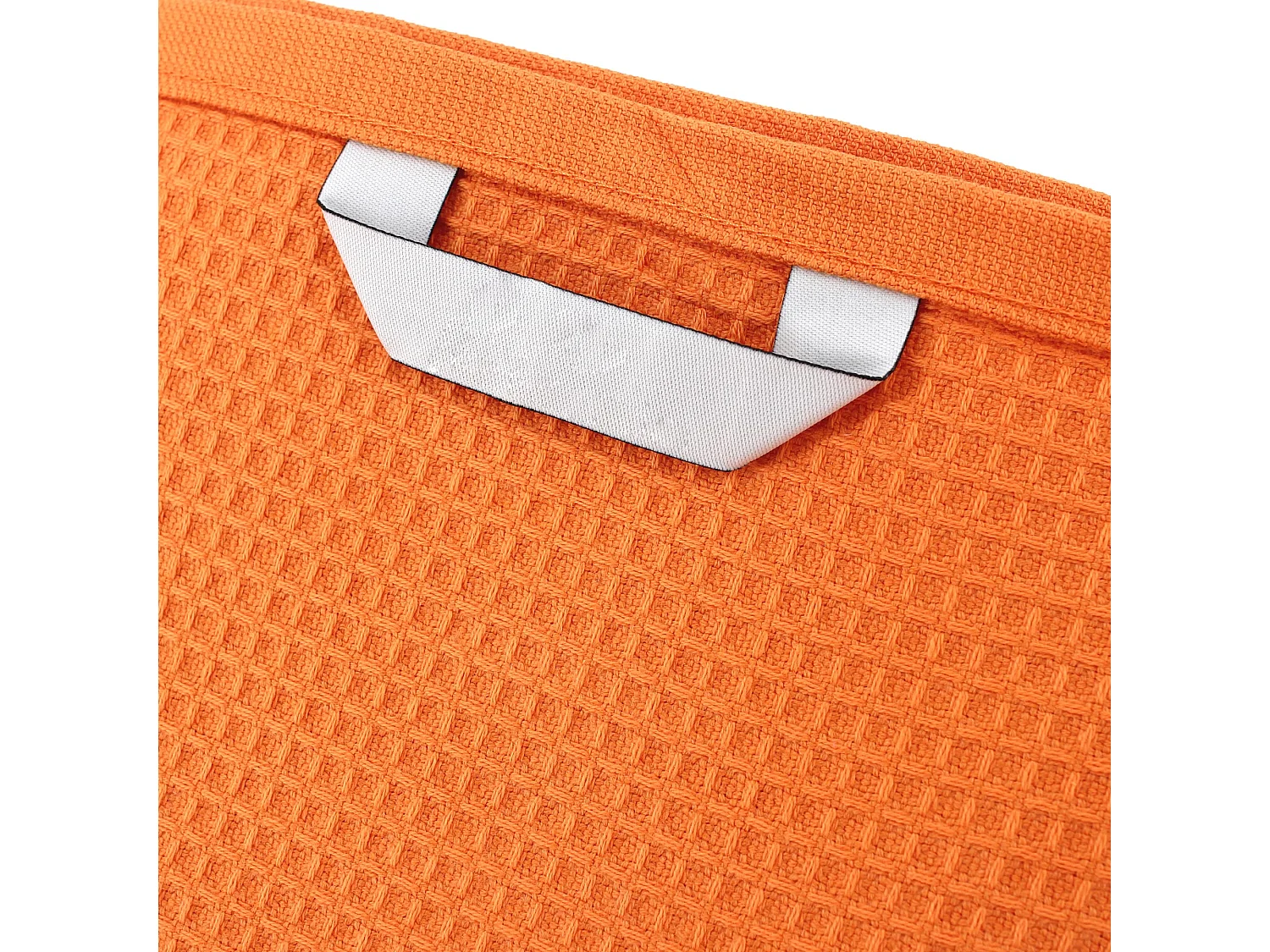Serviette de toilette 50x100 cm nid d'abeille PURE WAFFLE 300 g/m² orange butane