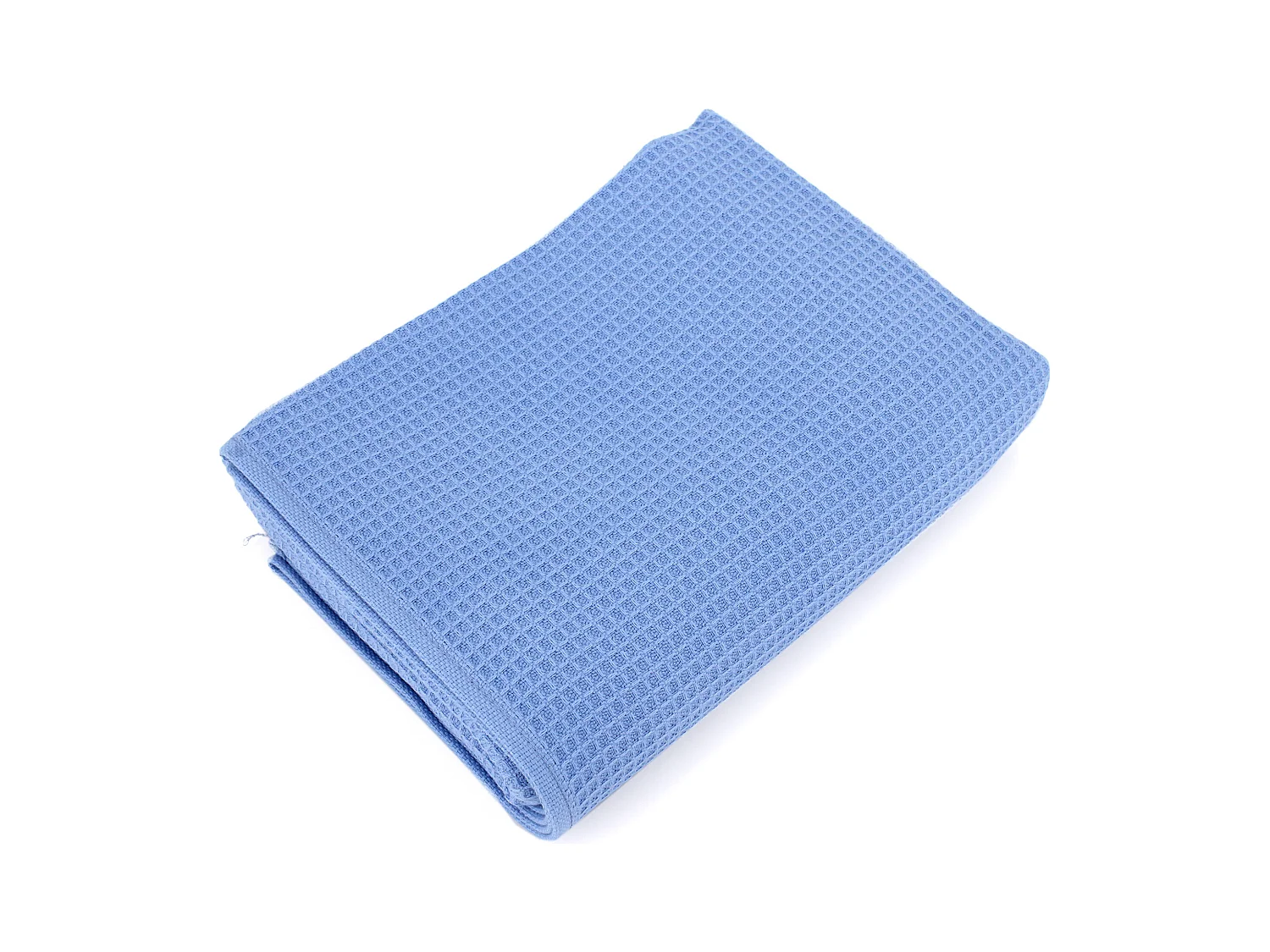 Serviette de toilette 50x100 cm nid d'abeille PURE WAFFLE 300 g/m² bleu mer
