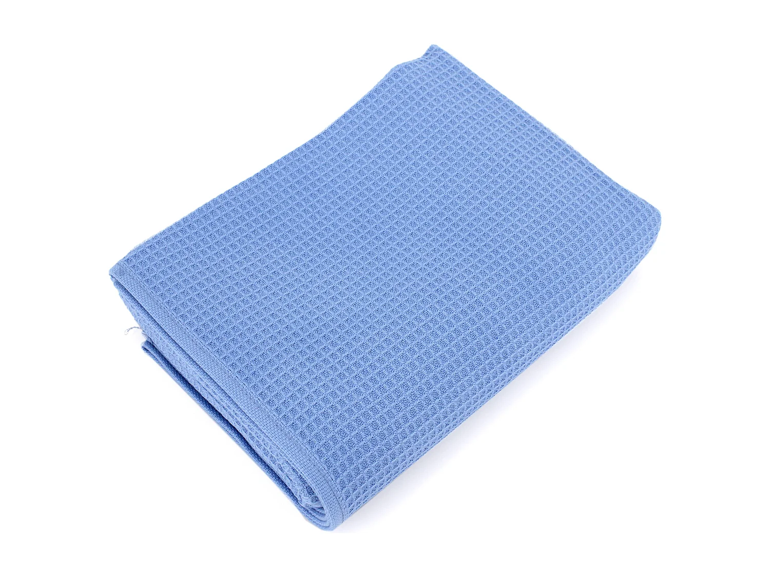 Serviette de toilette 50x100 cm nid d'abeille PURE WAFFLE 300 g/m² bleu mer
