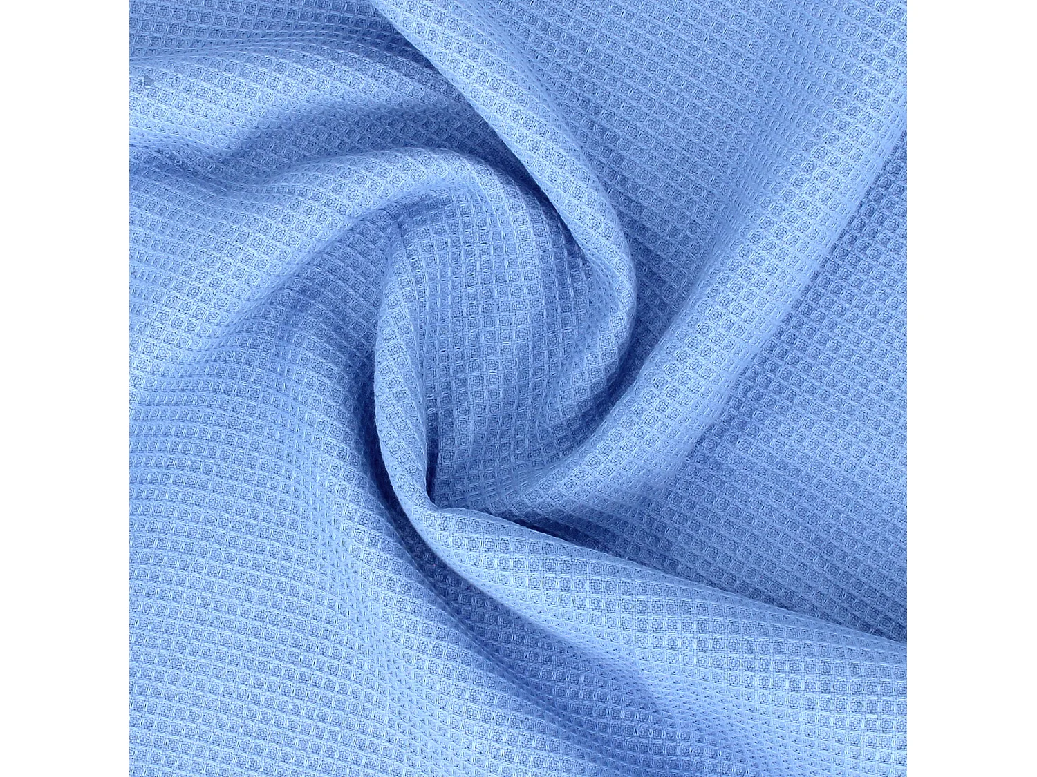 Serviette de toilette 50x100 cm nid d'abeille PURE WAFFLE 300 g/m² bleu mer