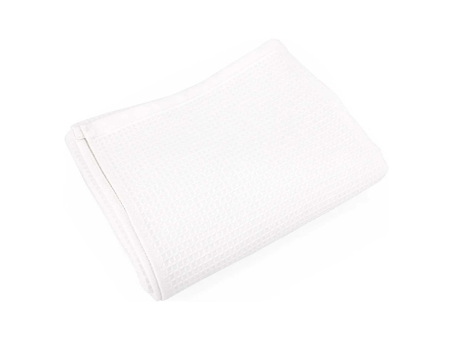 Serviette de toilette 50x100 cm nid d'abeille PURE WAFFLE 300 g/m² blanc