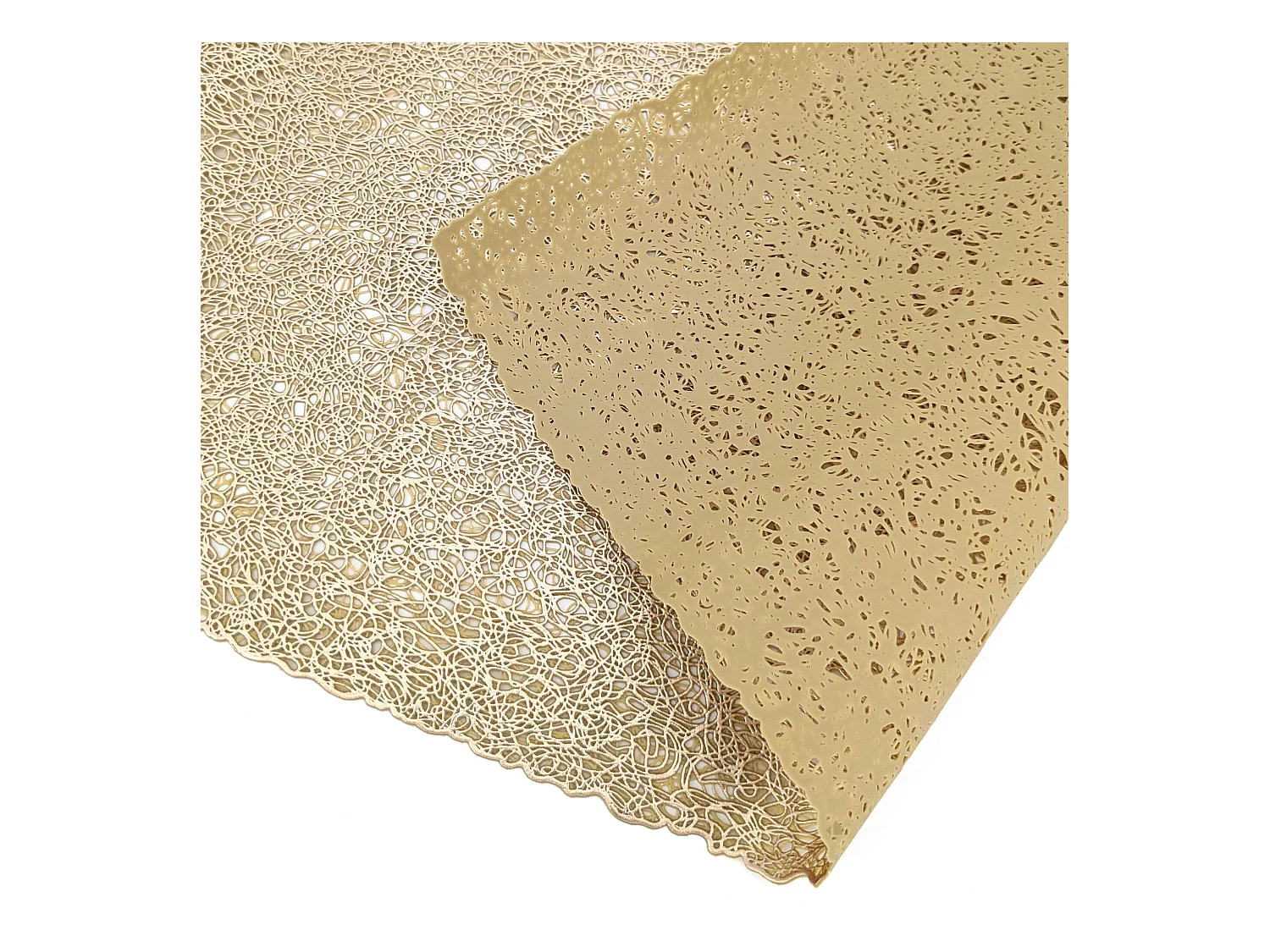 Lot de 2 sets de table IRISÉ Or