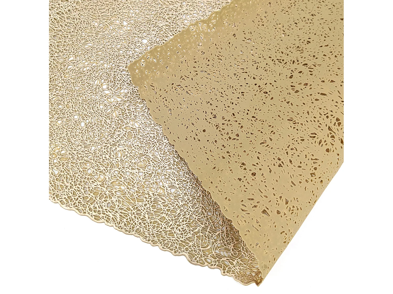 Lot de 2 sets de table IRISÉ Or