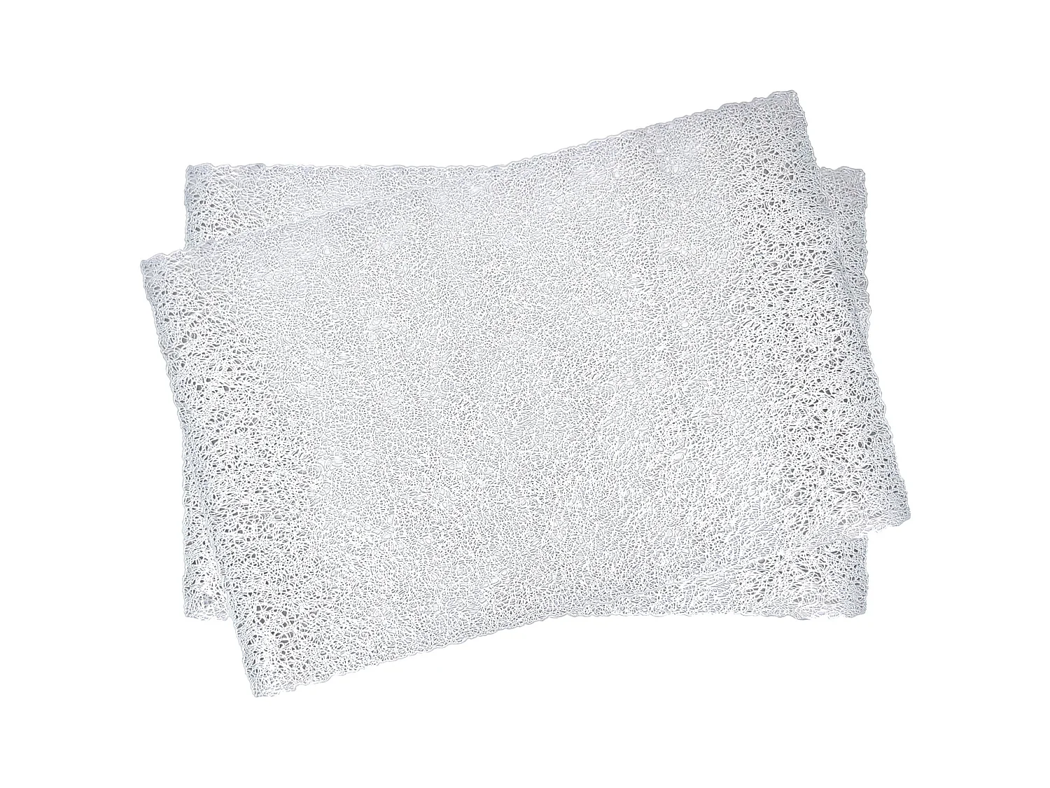 Lot de 2 sets de table IRISÉ Argent